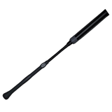 Black horse riding baton on a white background