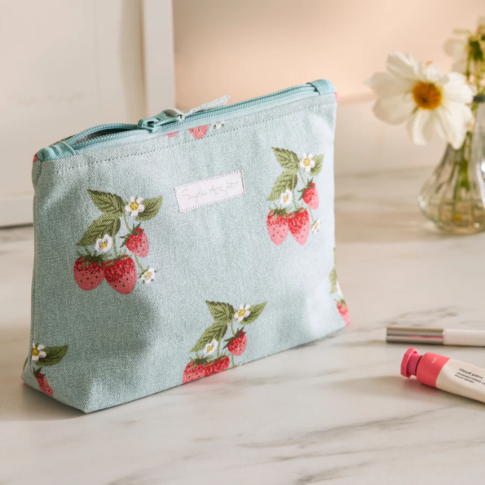 Sophie Allport Makeup Bag - Strawberries/Zebra