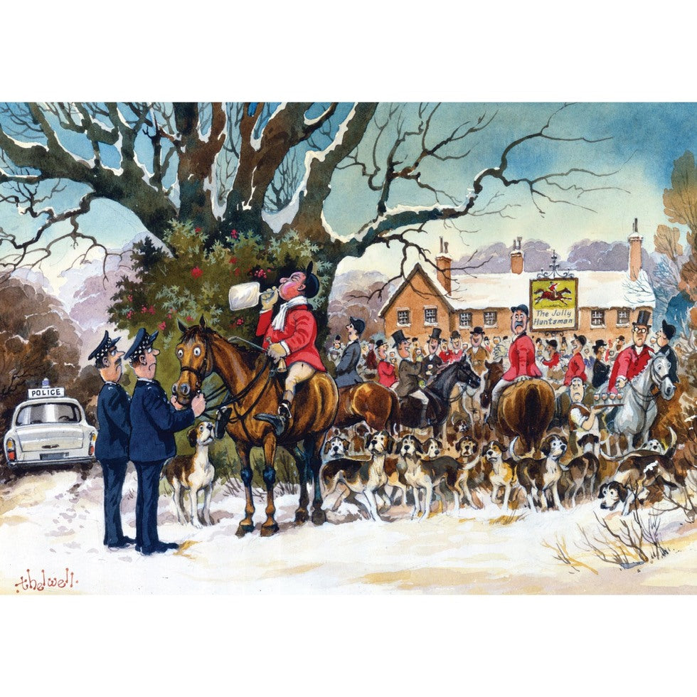 Thelwell Breathalysed Greetings Card