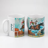 Thelwell 'Photo Finish' Horse Racing Mug