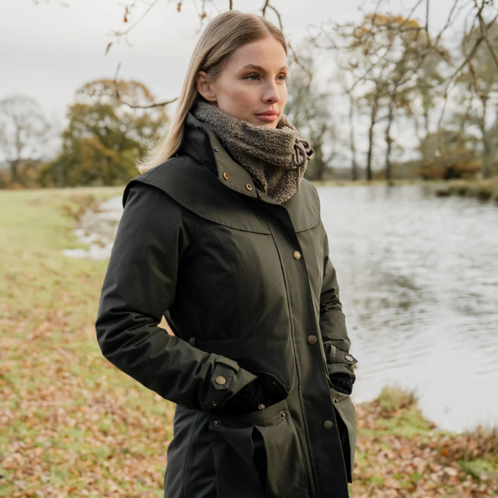 Toggi Ladies Portobello Waterproof Coat in Dark Green