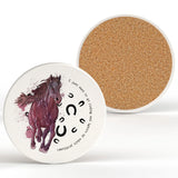 Vivid Squid Ceramic Coaster