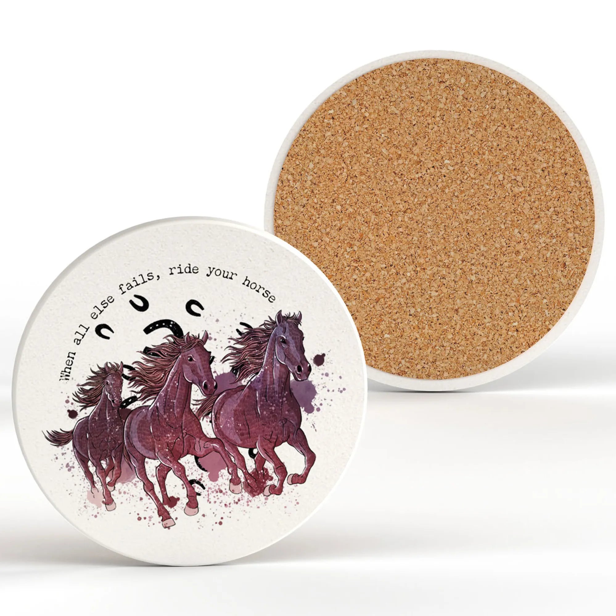 Vivid Squid Ceramic Coaster