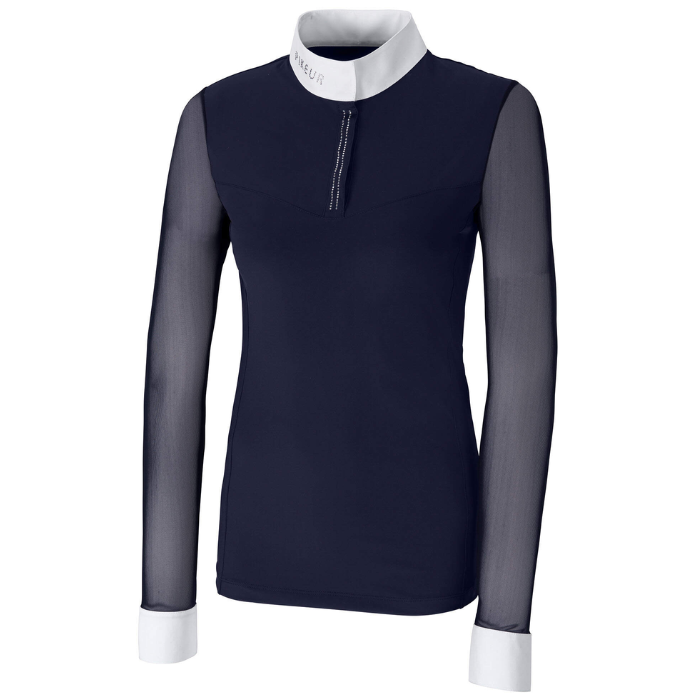 Pikeur Ladies Elonie Long Sleeve Competition Shirt in Navy