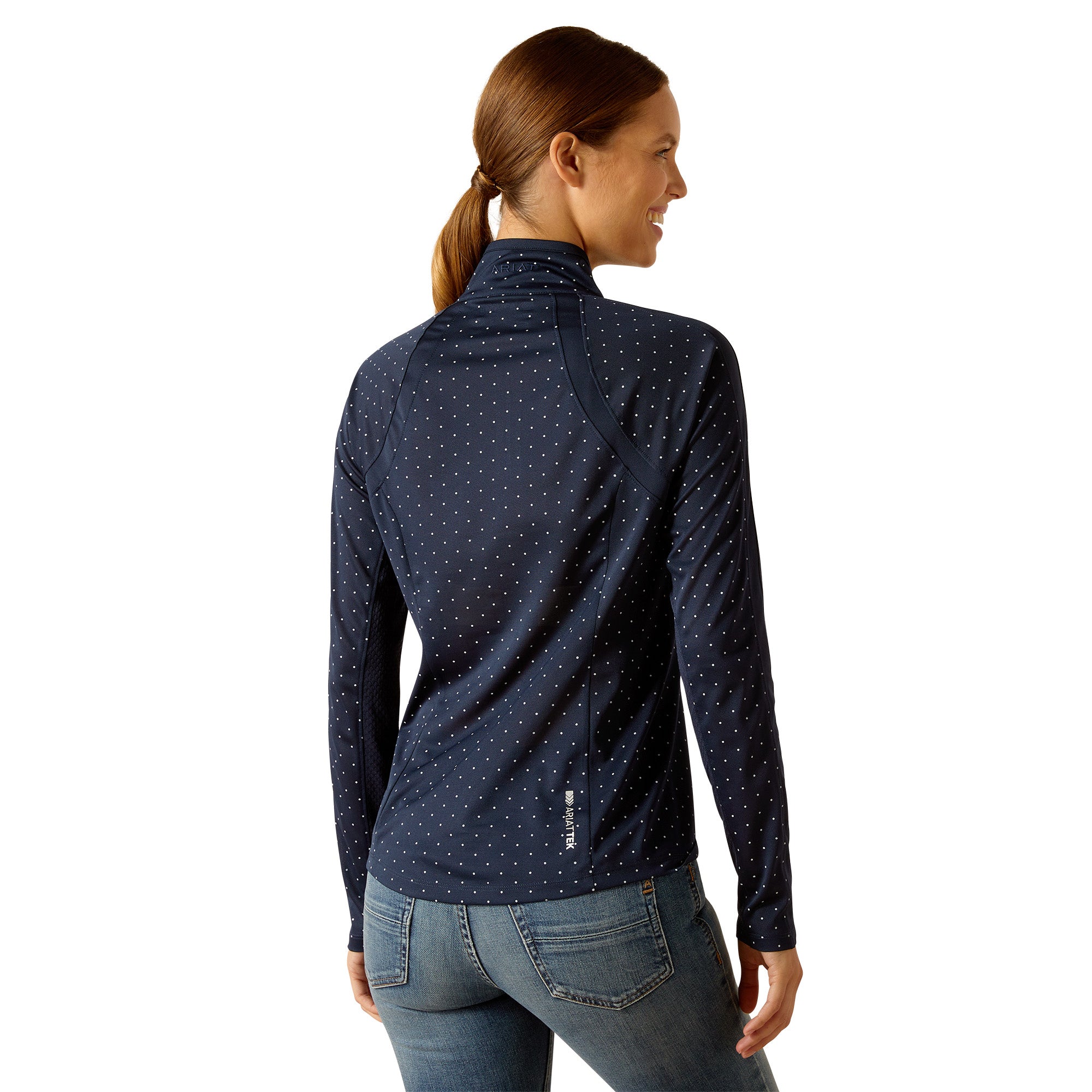 Ariat Ladies 3.0 Sunstopper 1/4 Zip Base Layer-Base Layers-Eland Lodge