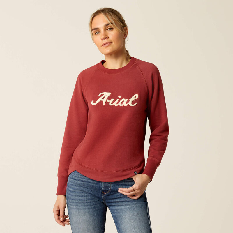 Ariat Ladies Benicia Sweatshirt-Fleeces, Sweaters & Jumpers-Eland Lodge