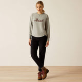 Ariat Ladies Benicia Sweatshirt-Fleeces, Sweaters & Jumpers-Eland Lodge