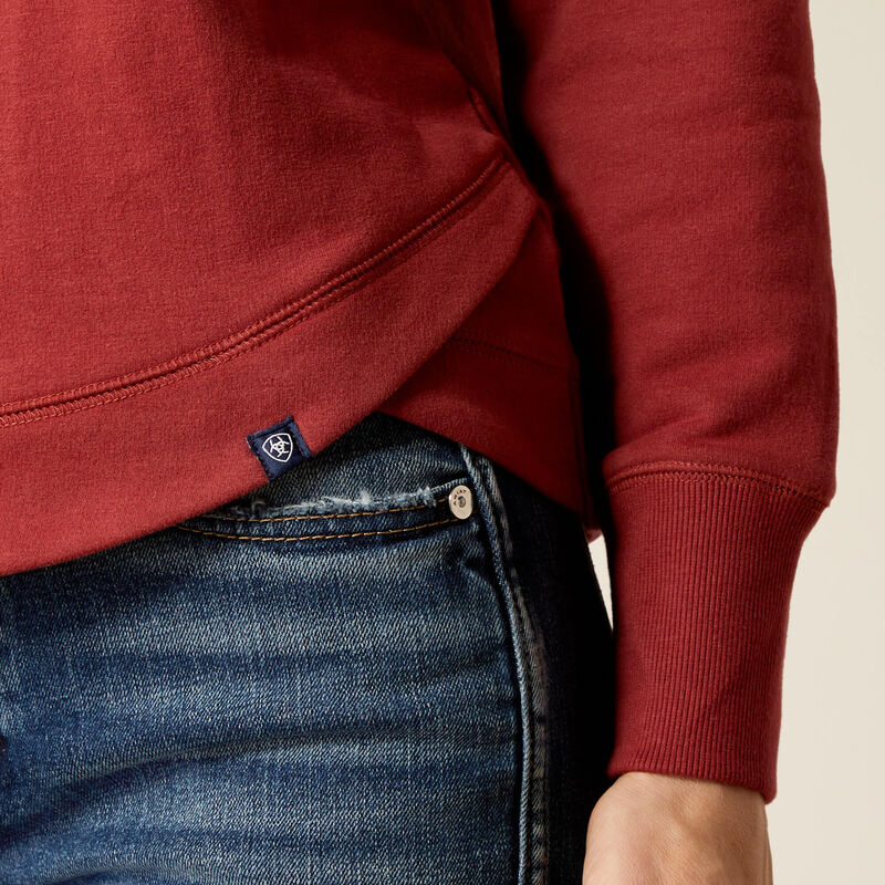 Ariat Ladies Benicia Sweatshirt-Fleeces, Sweaters & Jumpers-Eland Lodge