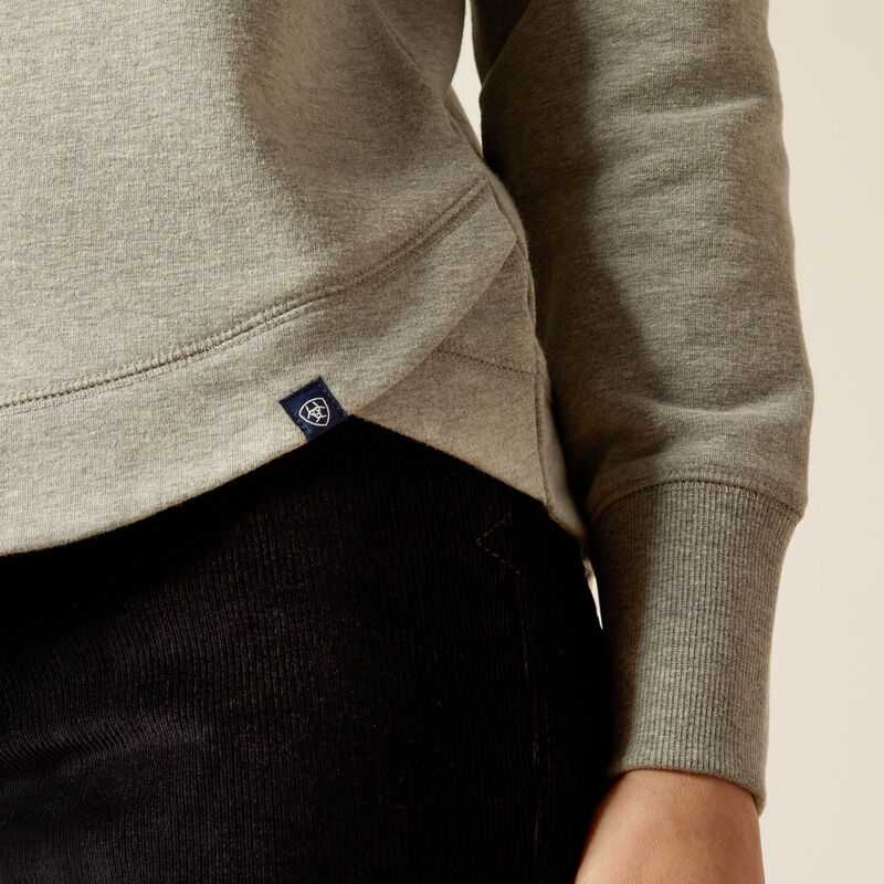 Ariat Ladies Benicia Sweatshirt-Fleeces, Sweaters & Jumpers-Eland Lodge
