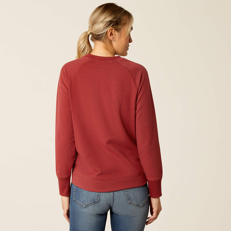 Ariat Ladies Benicia Sweatshirt-Fleeces, Sweaters & Jumpers-Eland Lodge