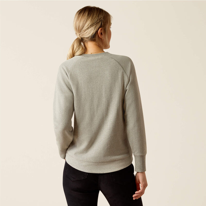 Ariat Ladies Benicia Sweatshirt-Fleeces, Sweaters & Jumpers-Eland Lodge