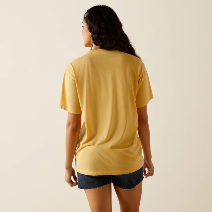 Ariat Ladies Darlin Rose T-shirt in Rattan-T-Shirts-Eland Lodge