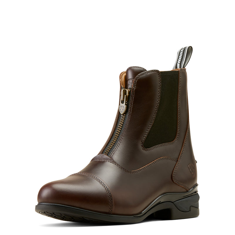 Ariat Ladies Devon Zip Axis Pro Paddock Boot-Jodhpur Boots-Eland Lodge