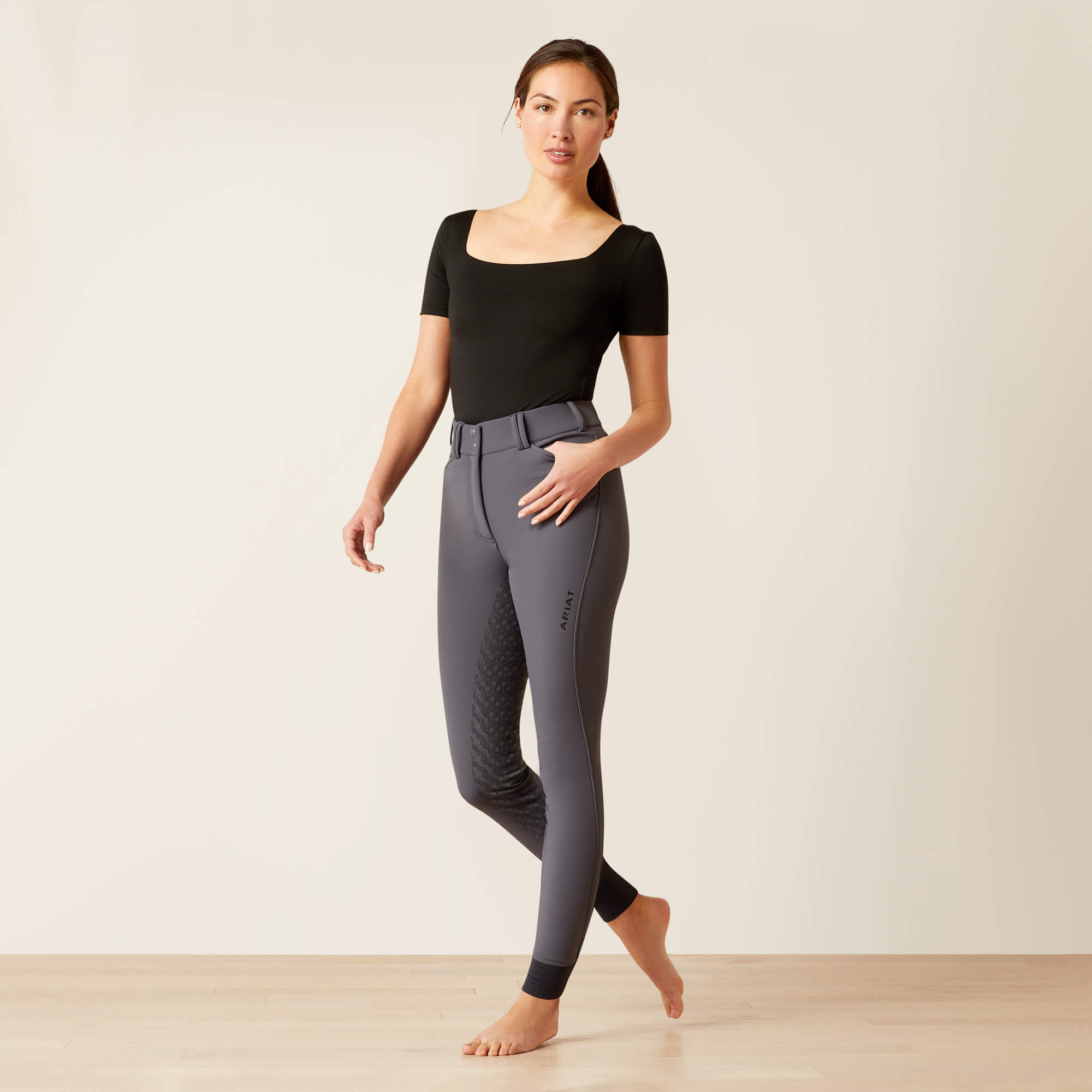 Ariat Ladies Tri-Factor Frost Insulated Full Seat Breeches-Jodhpurs & Breeches-Eland Lodge
