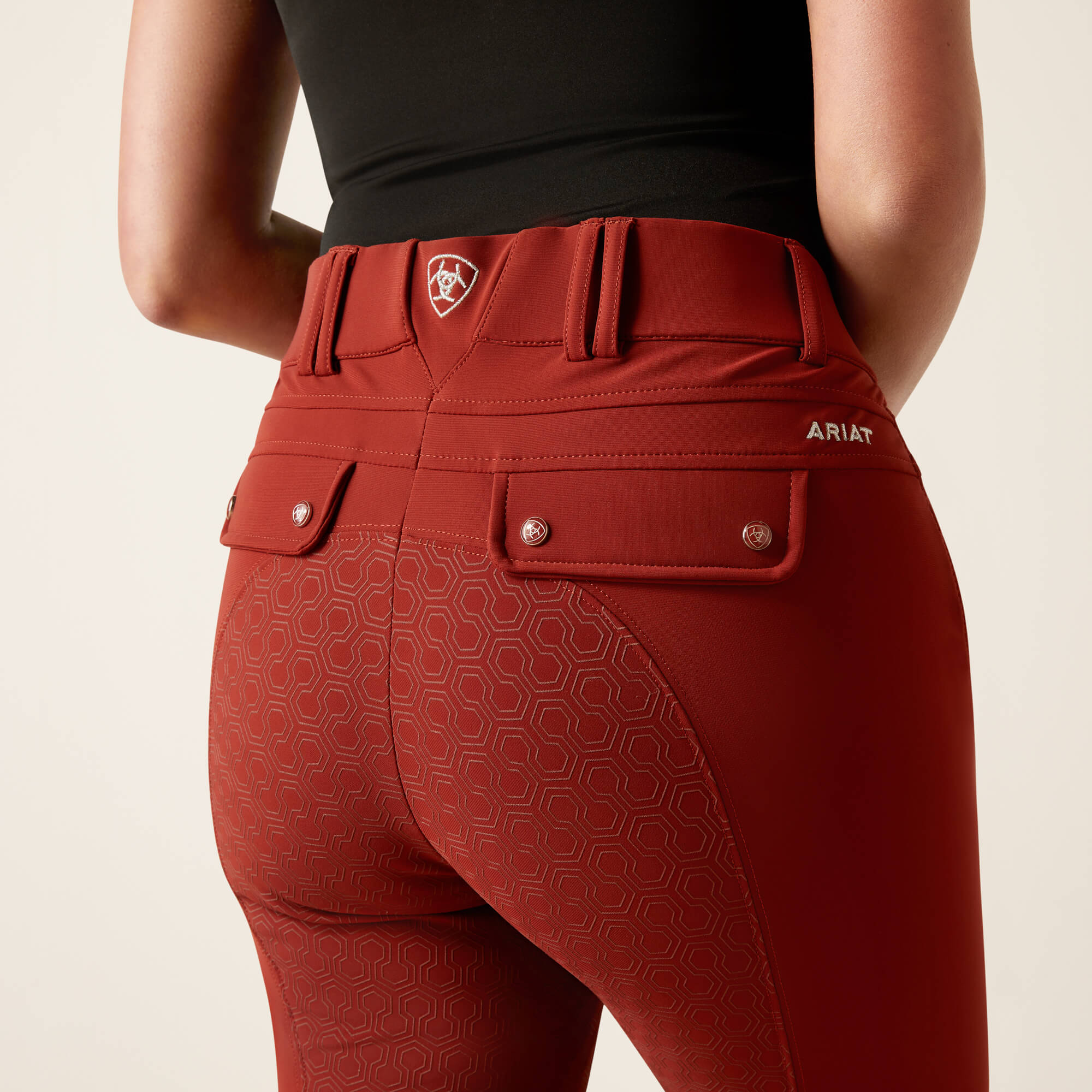 Ariat Ladies Tri Factor Grip Full Seat Breeches-Jodhpurs & Breeches-Eland Lodge