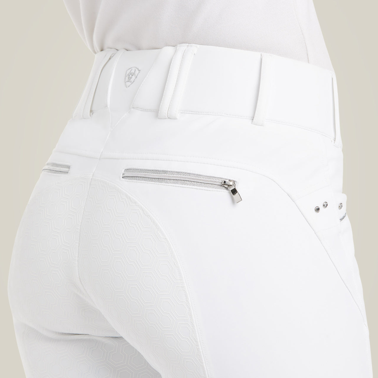 Ariat Ladies Tri Factor X Grip Full Seat Breeches-Jodhpurs & Breeches-Eland Lodge
