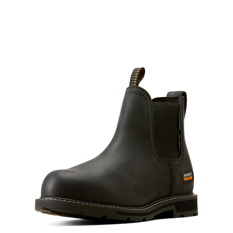 Ariat Mens Groundbreaker Chelsea H20 Steel Toe Boot