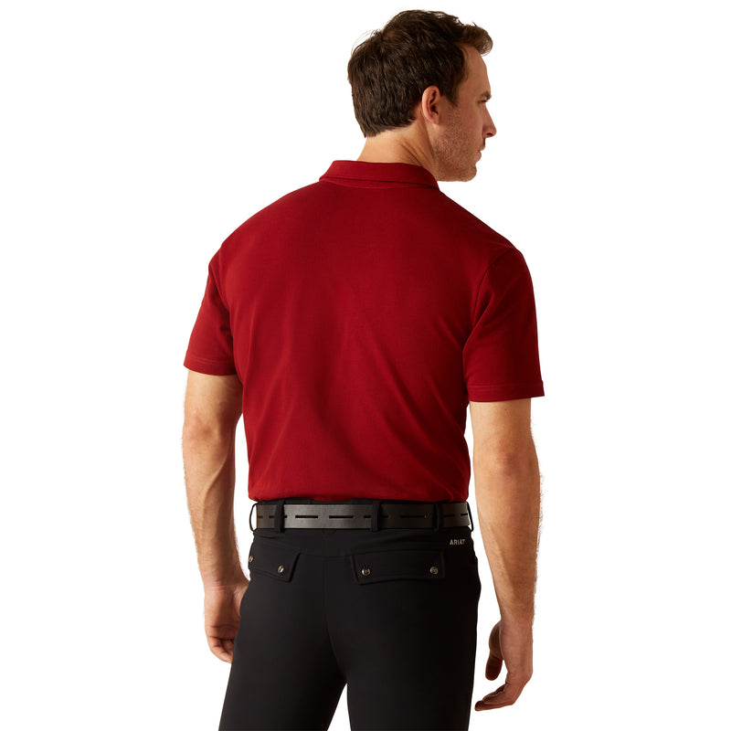 Ariat Men's Medal Polo Shirt-Polo's, Tops & T-Shirts-Eland Lodge