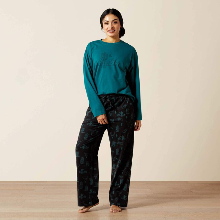 Ariat Women's Dreams Pajama Set-Pajamas-Eland Lodge