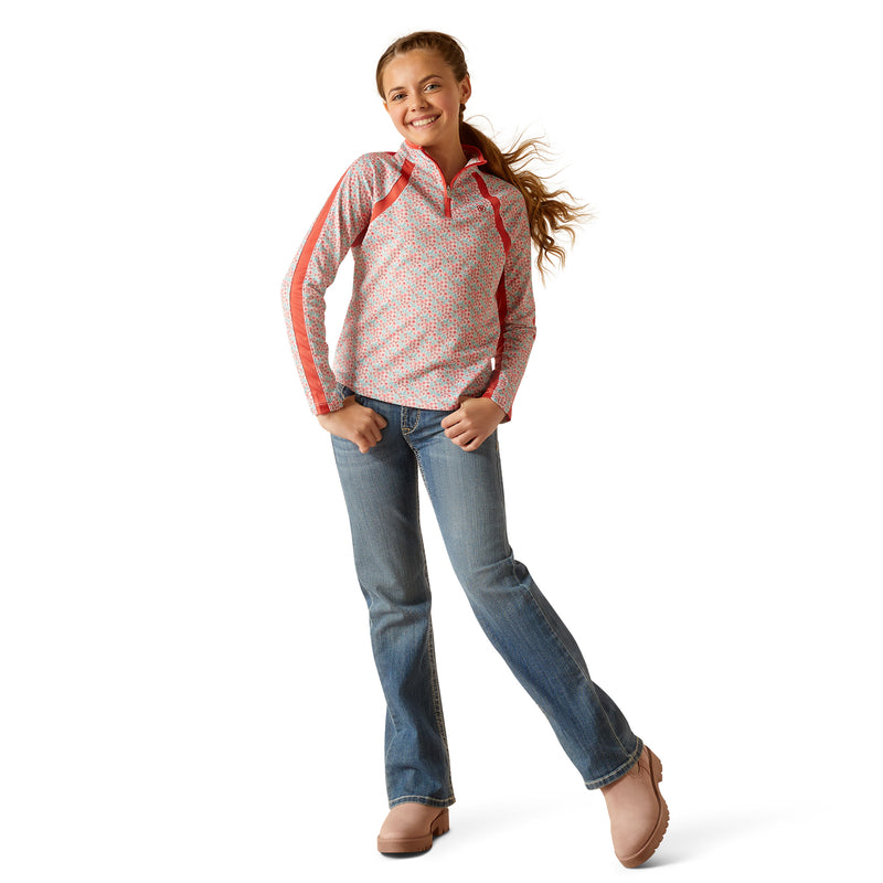 Ariat Youth 3.0 Sunstopper Long Sleeve Base Layer-Base Layers-Eland Lodge