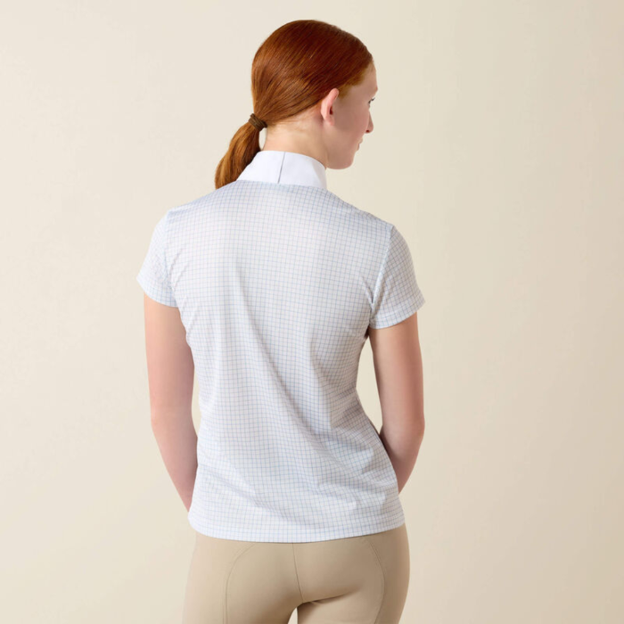 Ariat Youth Aptos Short Sleeve Show Shirt - Rivera Check-Competition Shirts-Eland Lodge