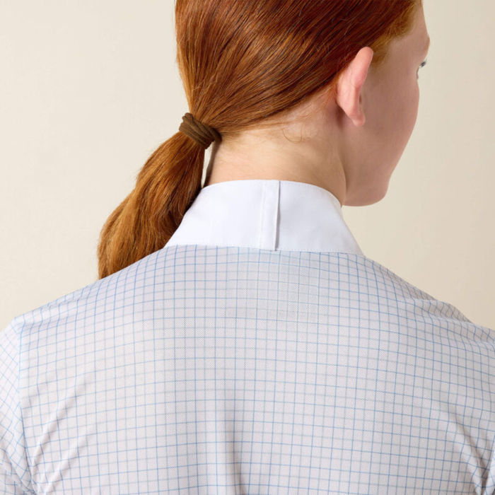 Ariat Youth Aptos Short Sleeve Show Shirt - Rivera Check-Competition Shirts-Eland Lodge