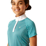 Ariat Youth Aptos Vent Short Sleeve Show Shirt-Competition Shirts-Eland Lodge
