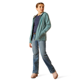 Ariat Youth Team Logo Full Zip Hoodie-Fleeces, Sweaters & Jumpers-Eland Lodge