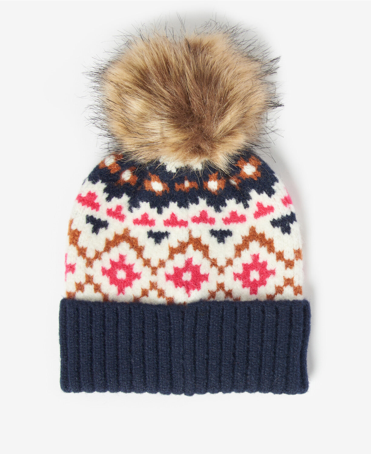 Barbour Girls Claudia Fairisle Beanie-Hats, Scarves, Gloves & Headbands-Eland Lodge
