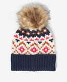 Barbour Girls Claudia Fairisle Beanie-Hats, Scarves, Gloves & Headbands-Eland Lodge