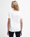 Barbour Ladies Angelonia T-Shirt-Polo's, Tops & T-Shirts-Eland Lodge