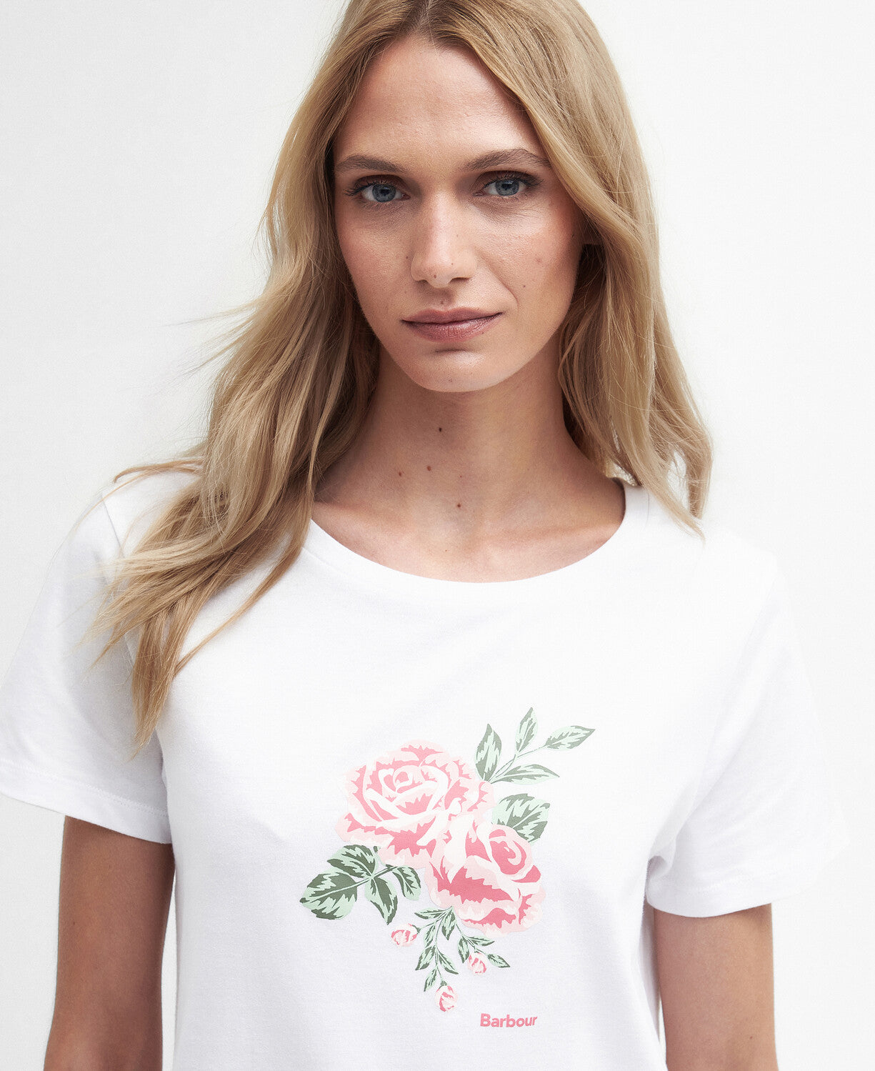 Barbour Ladies Angelonia T-Shirt-Polo's, Tops & T-Shirts-Eland Lodge