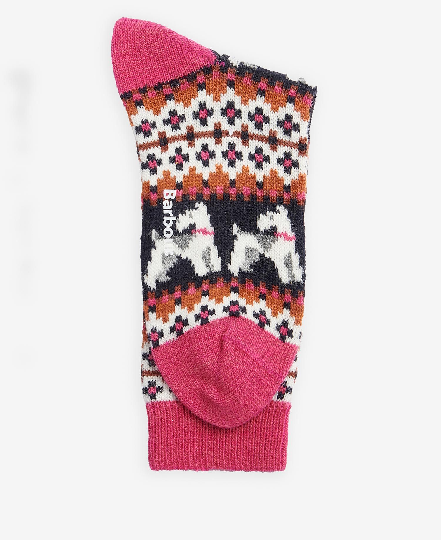 Barbour Ladies Terrier Fairisle Socks-Socks-Eland Lodge