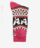 Barbour Ladies Terrier Fairisle Socks-Socks-Eland Lodge