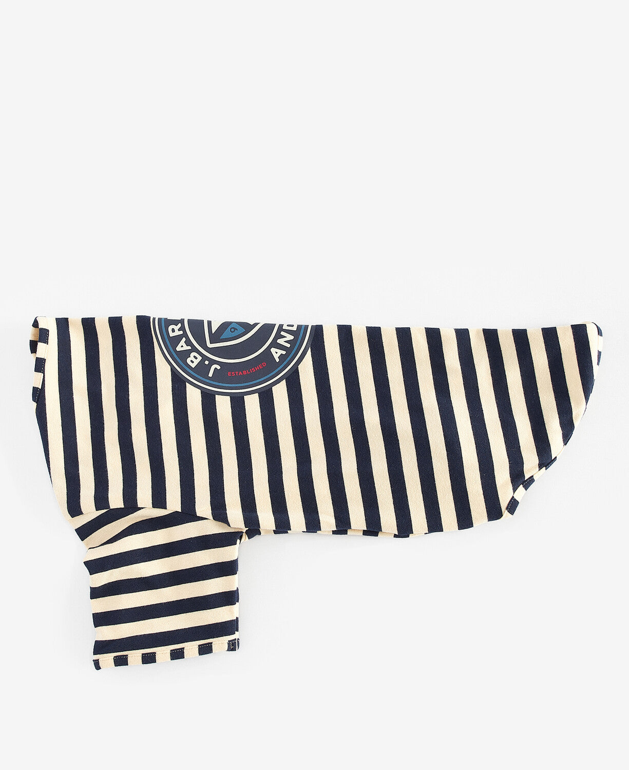 Barbour Printed Logo Striped Dog T-Shirt-Dog Coats-Eland Lodge