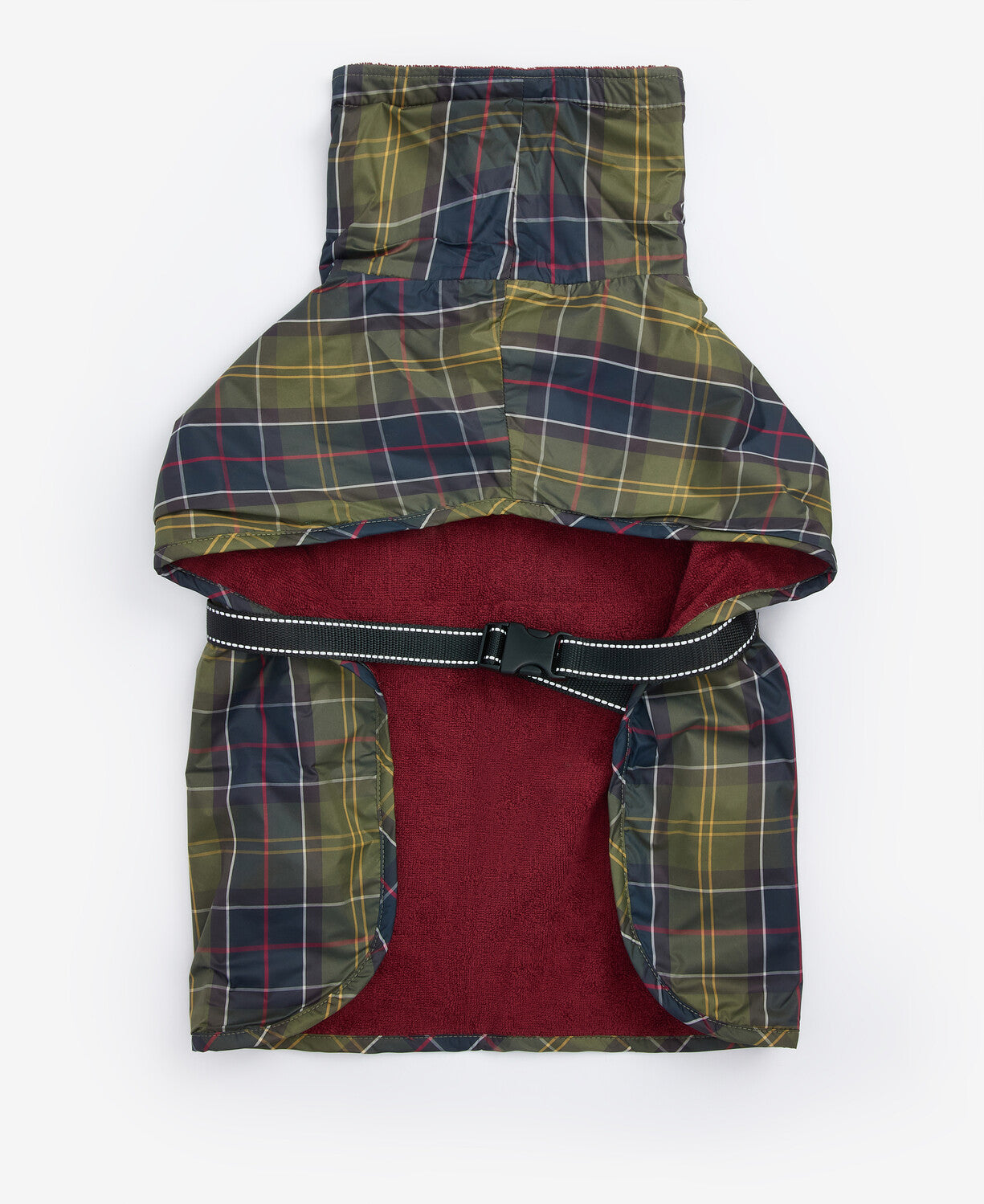 Barbour Tartan Dog Drying Robe-Dog Coats-Eland Lodge