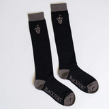 Blackfort Equestrian Socks in Black/Light Grey | Eland Lodge
