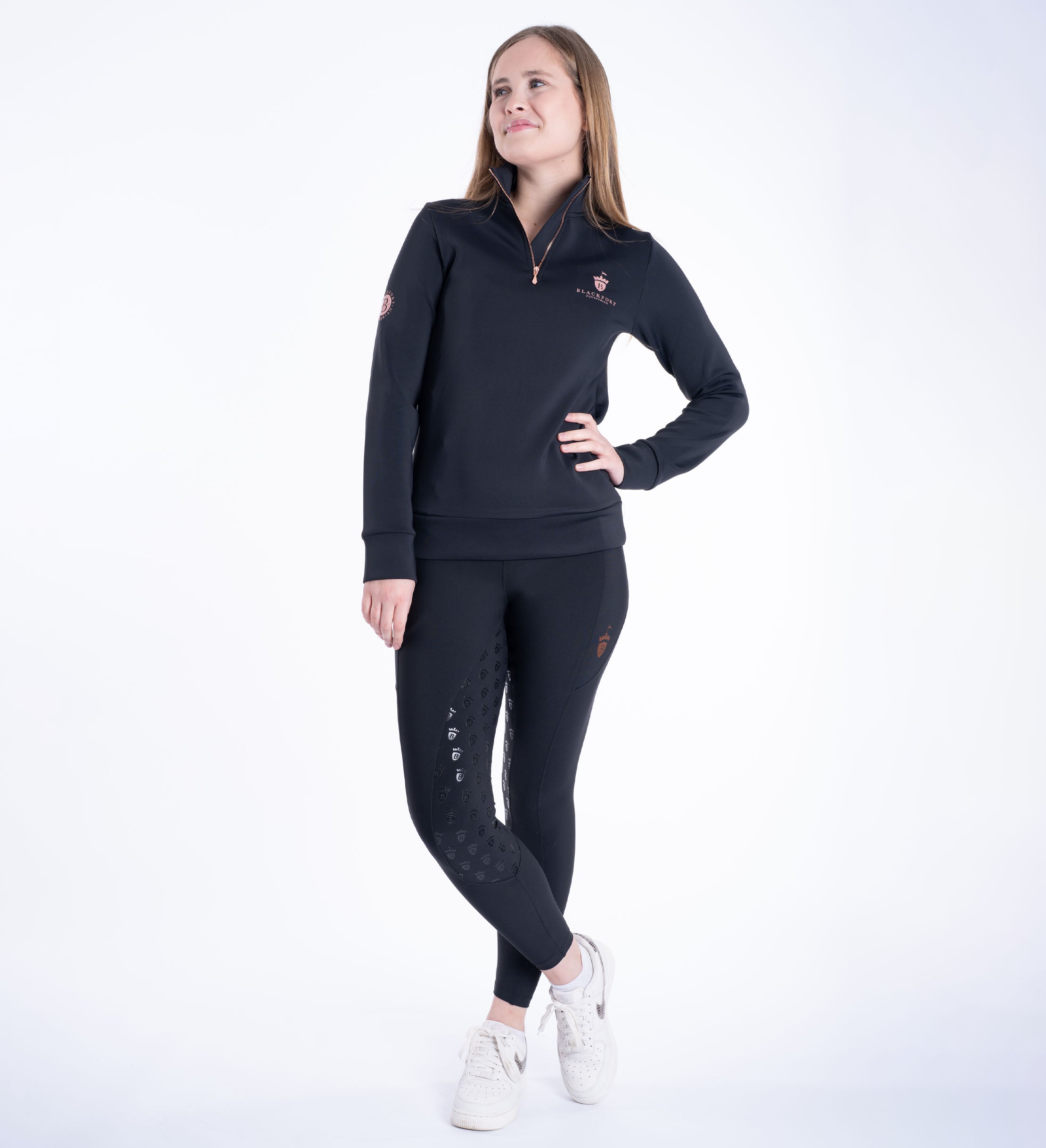 Blackfort Ladies Technical Quarter Zip-Base Layers-Eland Lodge