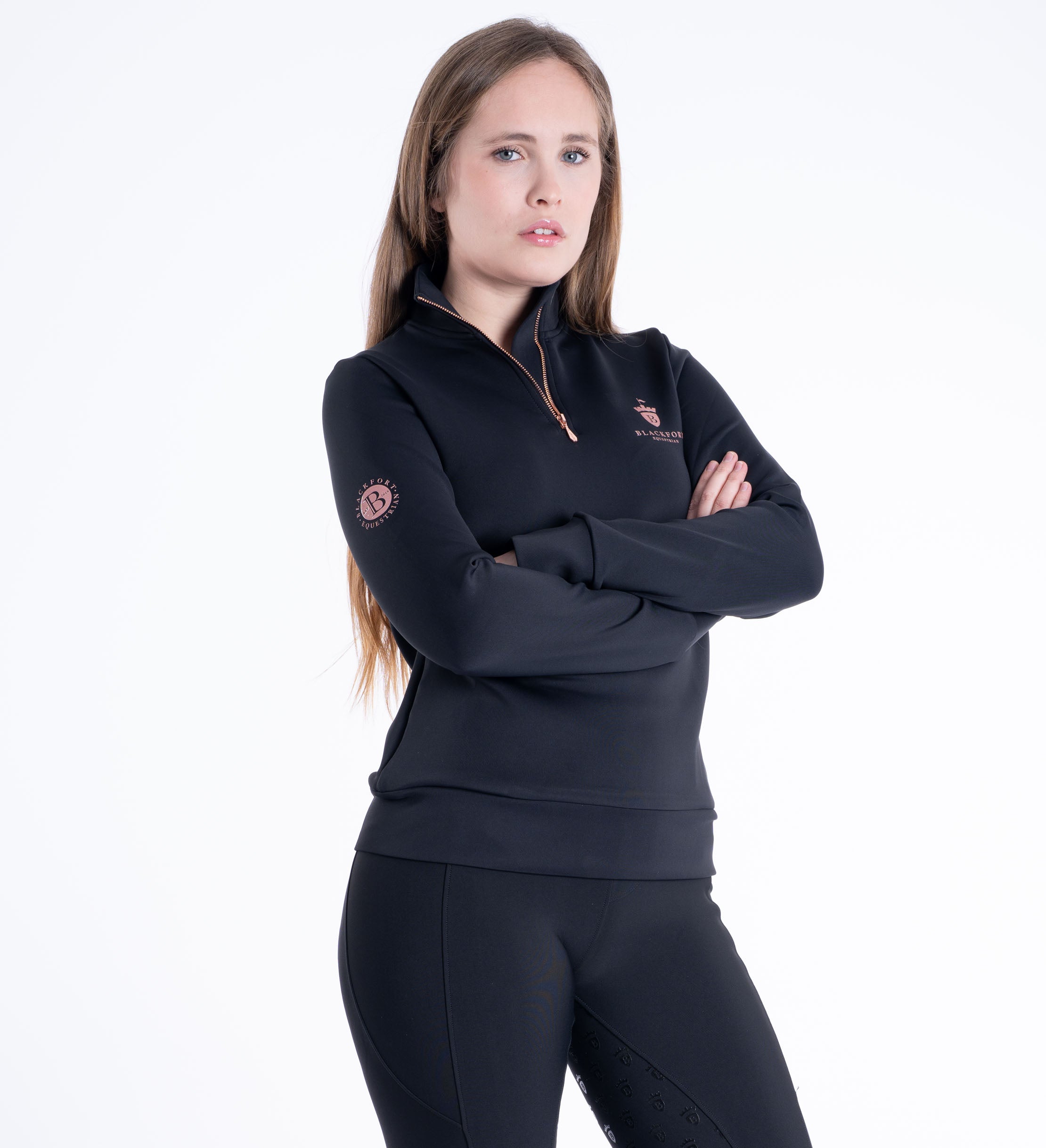Blackfort Ladies Technical Quarter Zip-Base Layers-Eland Lodge
