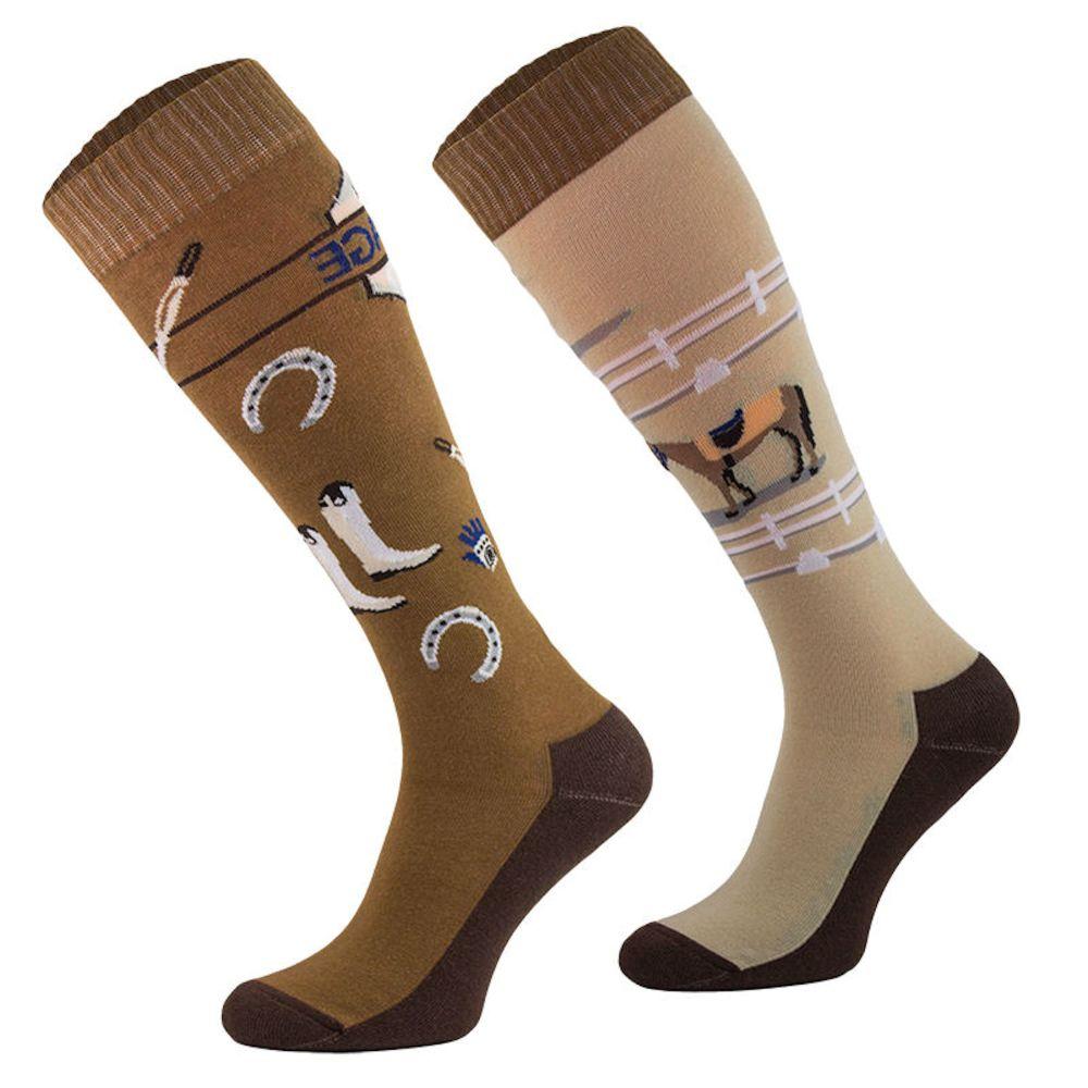 Comodo Adults Equestrian Novelty Socks-Socks-Eland Lodge