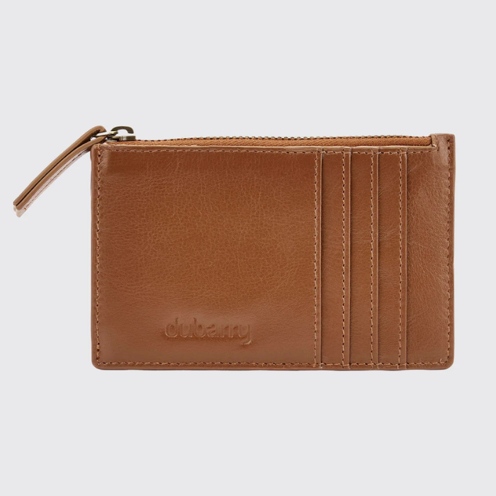 Dubarry Broomhill Leather Cardholder in Caramel-Handbags & Purses-Eland Lodge