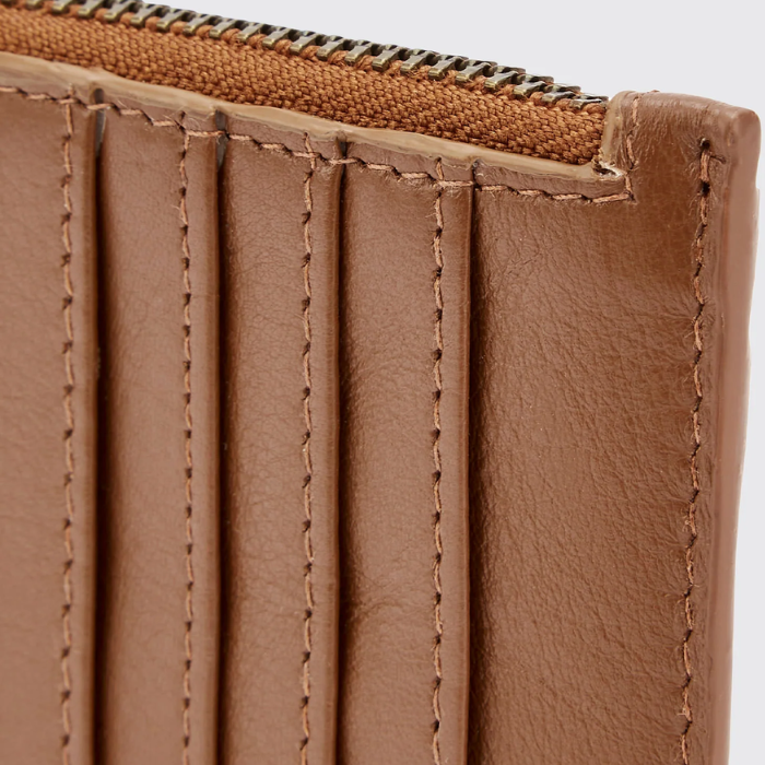 Dubarry Broomhill Leather Cardholder in Caramel-Handbags & Purses-Eland Lodge
