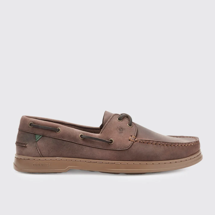 Dubarry Mens Oceania Deck Shoes in Old Rum