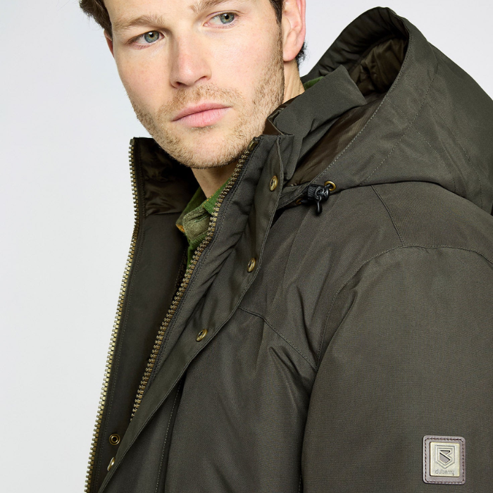 Dubarry Men's Swiftheath Coat in Olive-Jackets & Coats-Eland Lodge