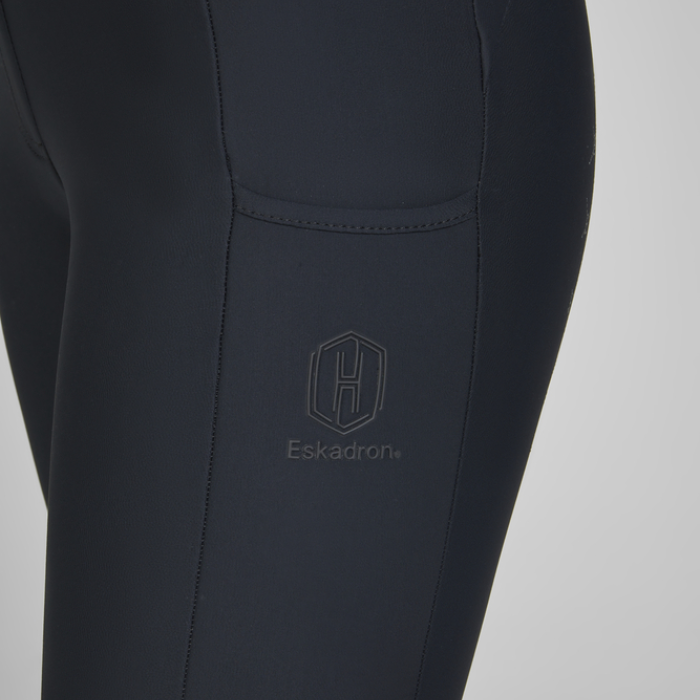 Eskadron Heritage Cosy Riding Tights in Black-Jodhpurs & Breeches-Eland Lodge