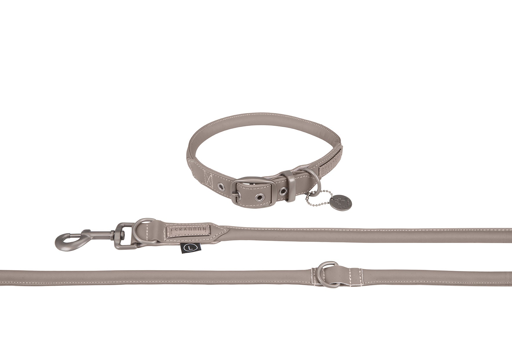 Eskadron Leather Dog Collar and Lead Set-Dog Leads & Collars-Eland Lodge