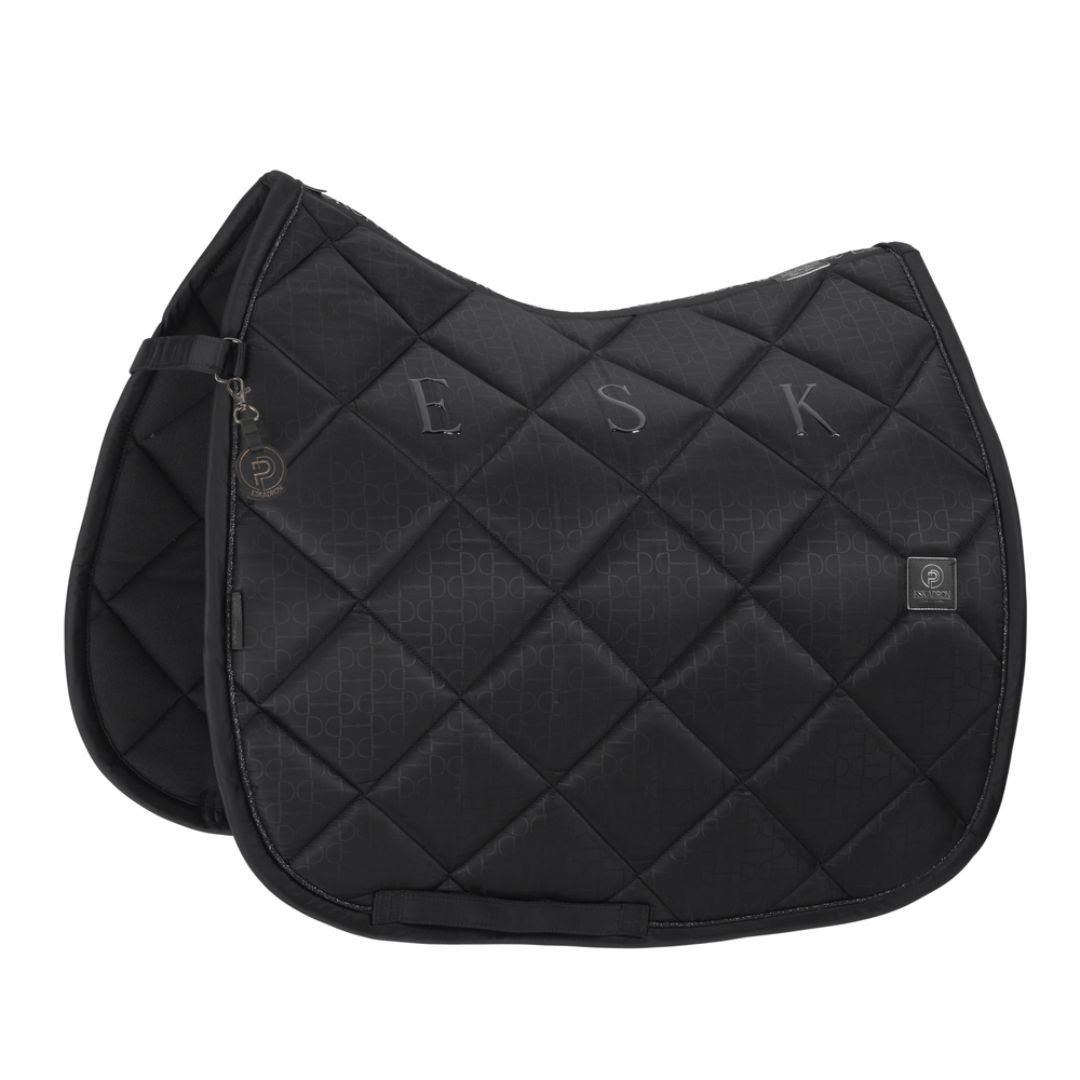 Eskadron Platinum 25 Glossy Bit Saddle Cloth in Black