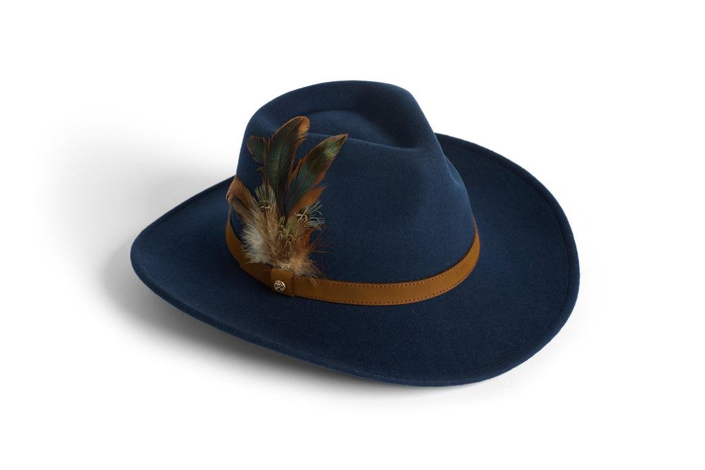 Failsworth Ladies Wool Felt Fedora-Hats, Scarves, Gloves & Headbands-Eland Lodge