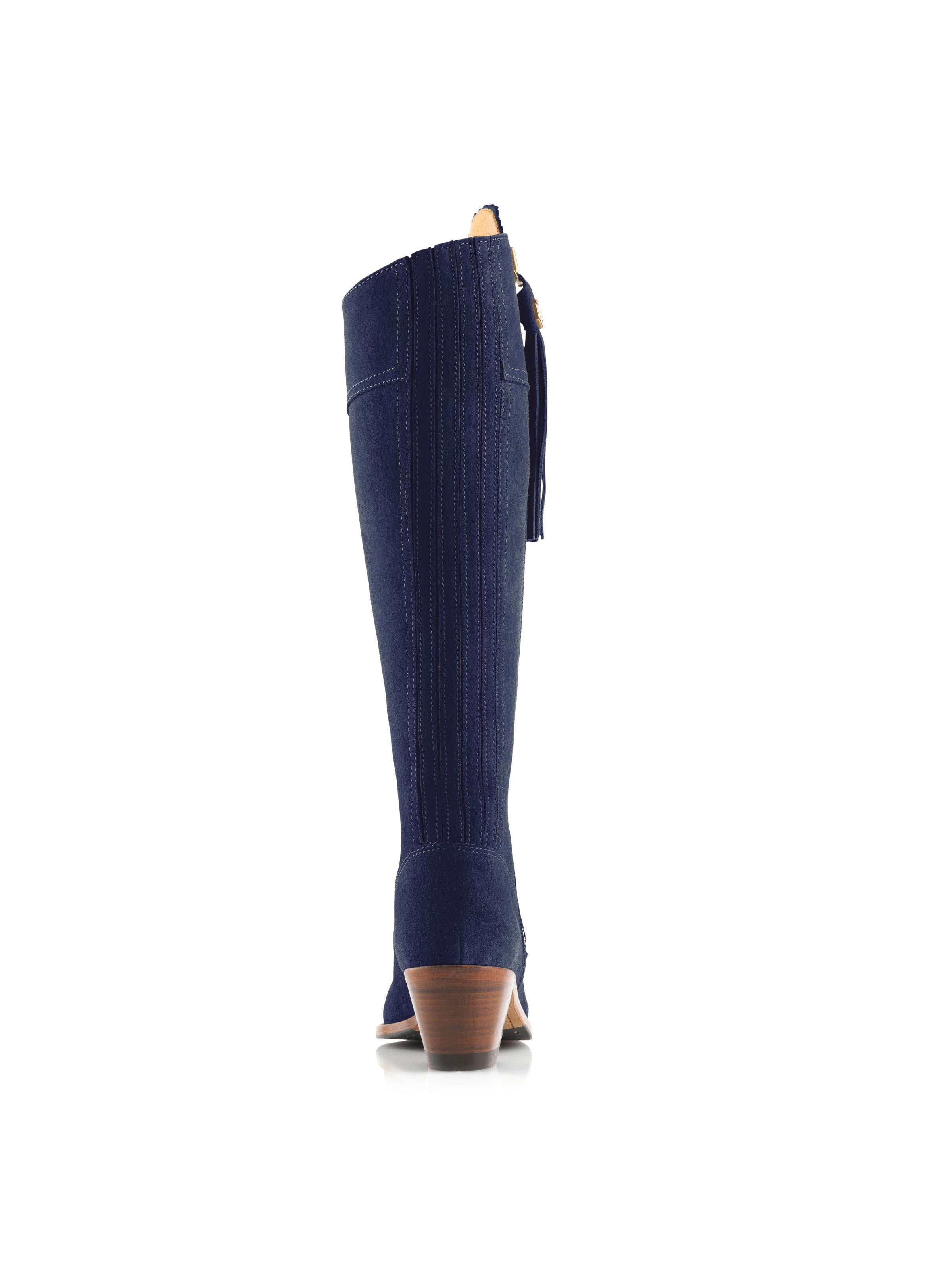 Fairfax & Favor Ladies Regina Heeled Narrow Fit Suede Boots-Country Boots-Eland Lodge