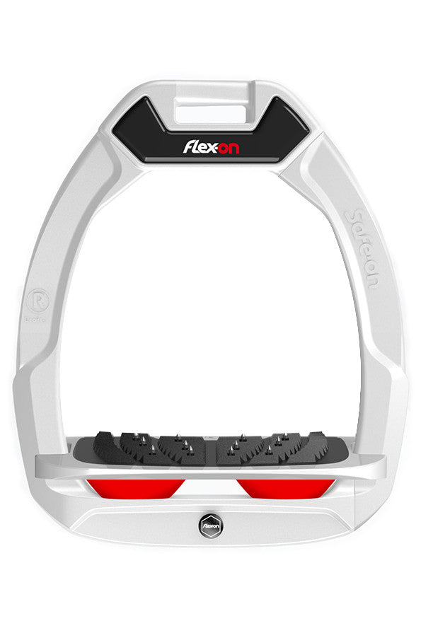 Flex-On Safe-On Stirrups with Inclined Ultra-Grip Tread-Stirrups & Stirrup Leathers-Eland Lodge